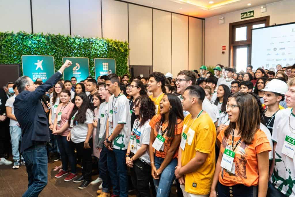 1 Abertura da Feira Jovem de Negócios Iguassu Foto Marcos Labanca